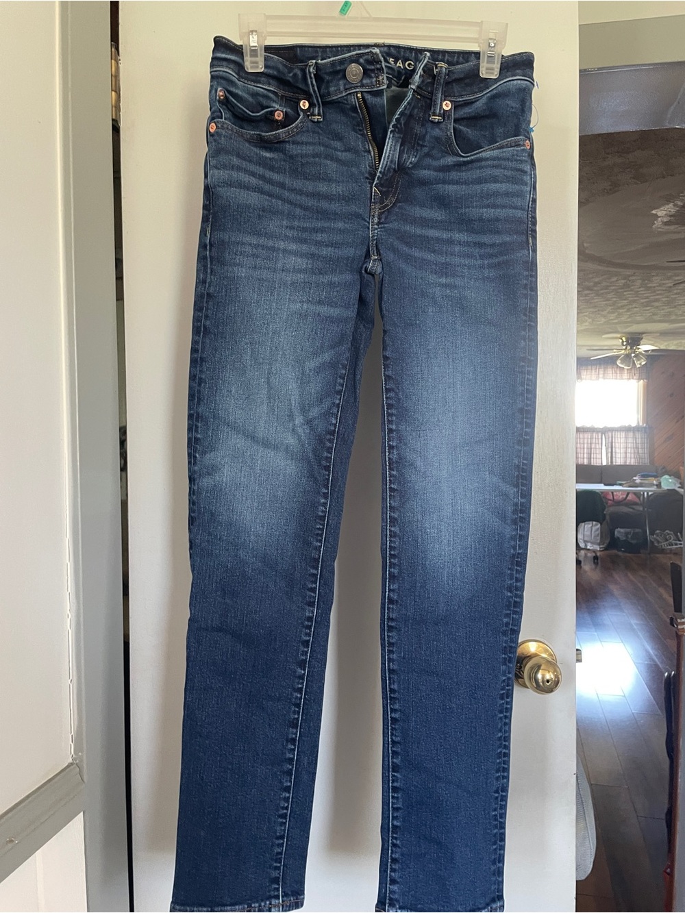 American Eagle Outfitters Slim Men's Jeans Airflex - Dark Blue Wash size 28x30
